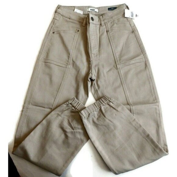 Mavi Denim - Mavi ANNA Mid Rise Skinny Bootcut Denim Jeans Womens 27 X 28 Tan Pants Sample